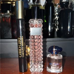 Good girl rollerball, Valentino Donna Born in Roma & My Way Armani.